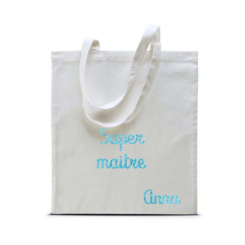 Tote bag personnalisé Super Maitre