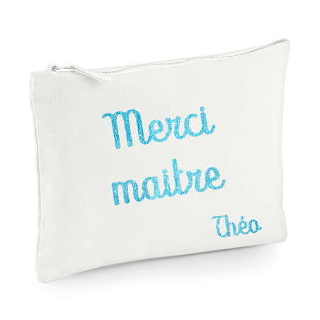 Trousse personnalisée Merci Maitre