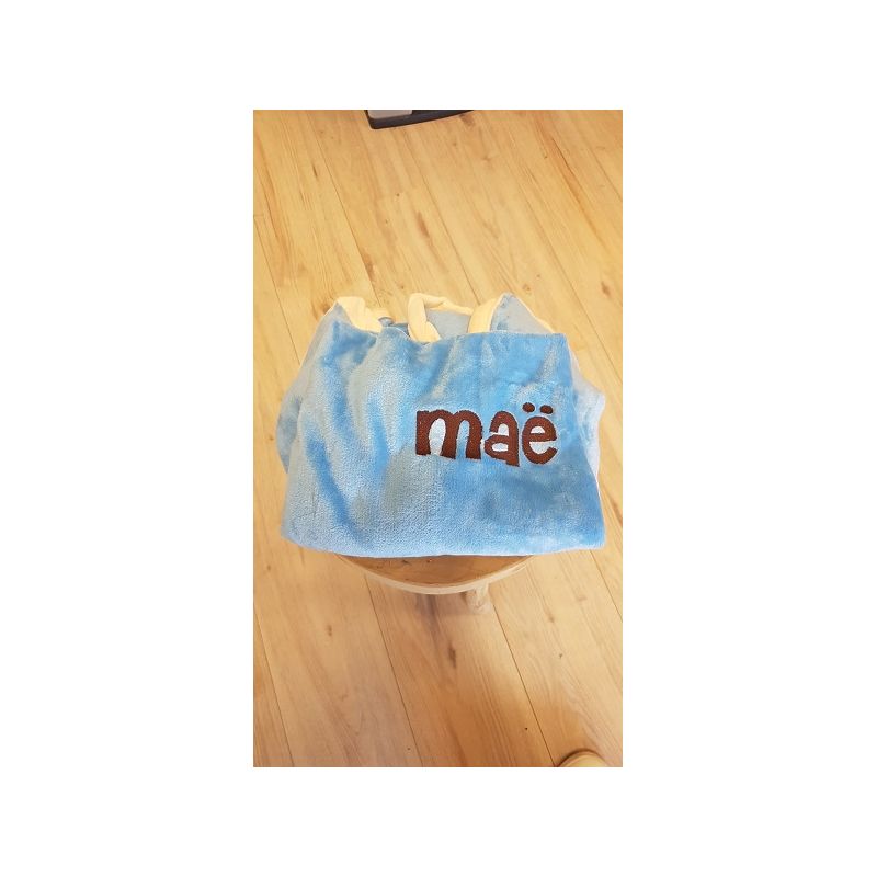 Maë couverture ourson bébé déjà personnalisée