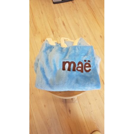 Maë couverture ourson bébé déjà personnalisée