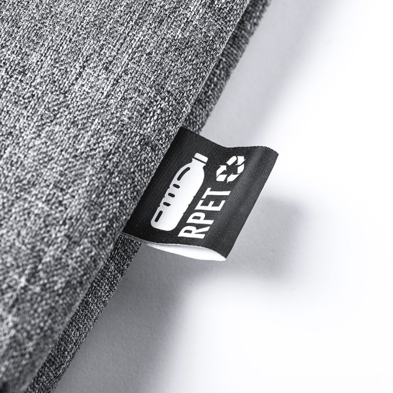 Porte documents gris personnalisé au prénom