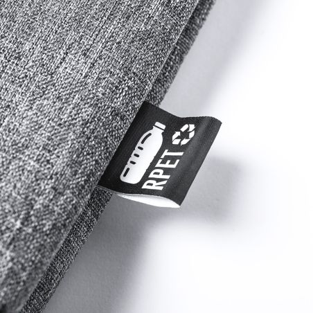 Porte documents gris personnalisé au prénom