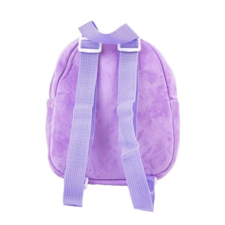 Sac à Dos Doudou Pour Enfant 1-3 Ans - Lapin Rosie Amovible, Bretelles Réglables, Idéal Crèche Et Voyage