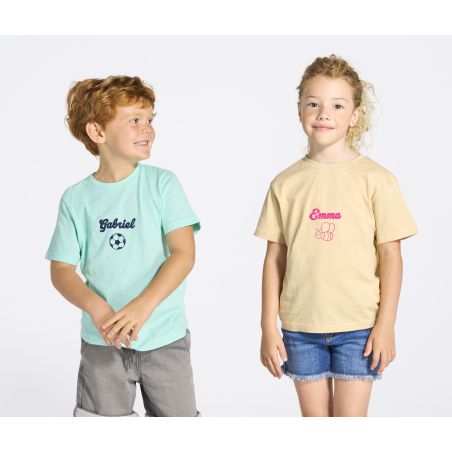 Tee-shirt enfant personnalisé - Prénom + Motif