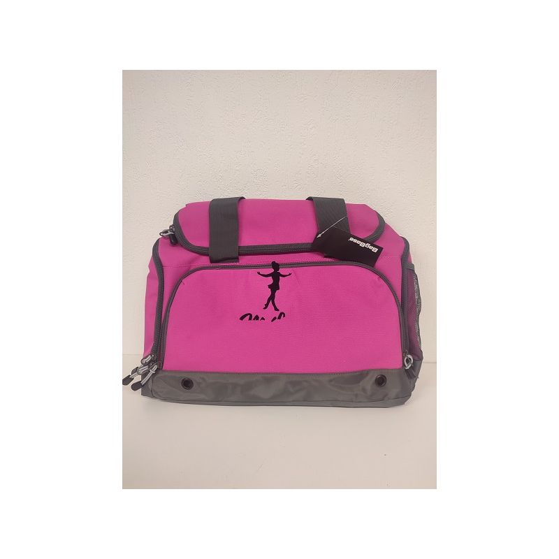 Sac de sport rose fushia Danseuse , flocage mal réalisé