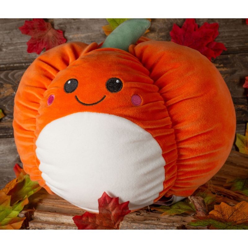 Citrouille en peluche Squidgy personnalisée – prénom de l’enfant
