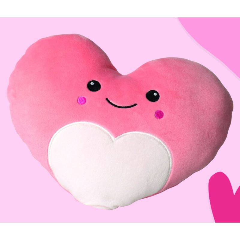 Cœur en peluche Squidgy personnalisée – prénom ou message