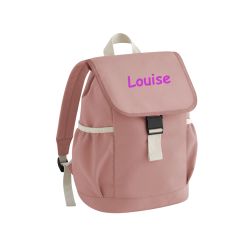 Sac à dos enfant rose personnalisé au prénom