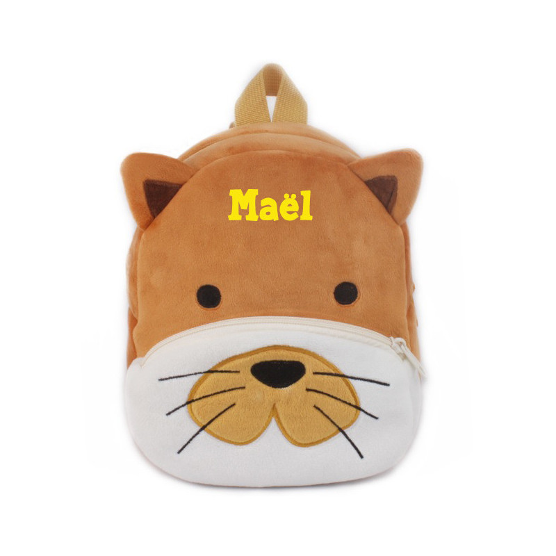 Sac à Dos Enfant Personnalisable Avec Prénom - Forme Lapin, Plusieurs Couleurs, Pour école Maternelle